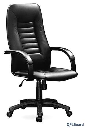 Кресло Офисное Сенатор-2 черная ЭКО кожа